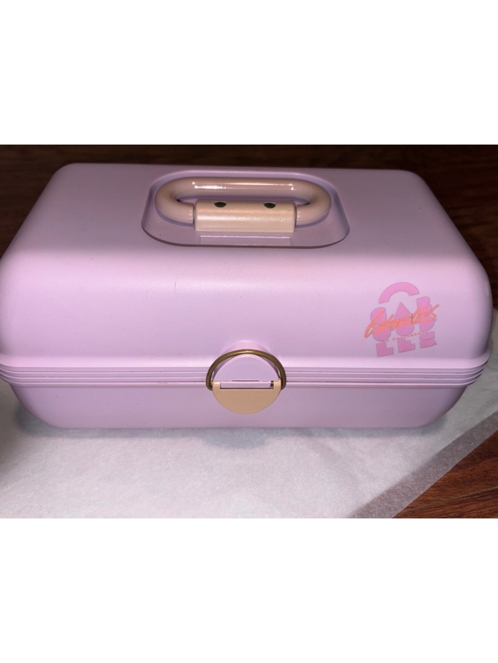 Vintage 1980s Caboodles Model 2620 Lavender Makeup Case Made USA Retro 80s 90s